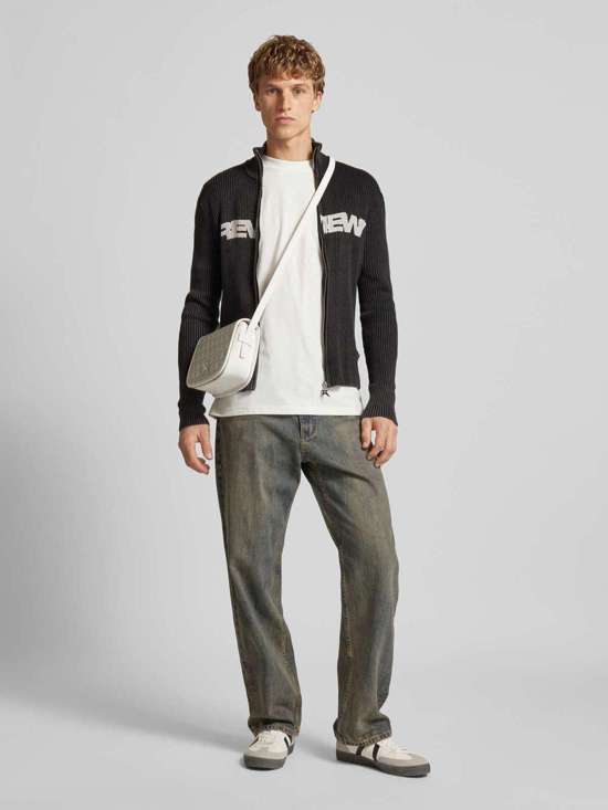 Кардиган с воротником стойкой