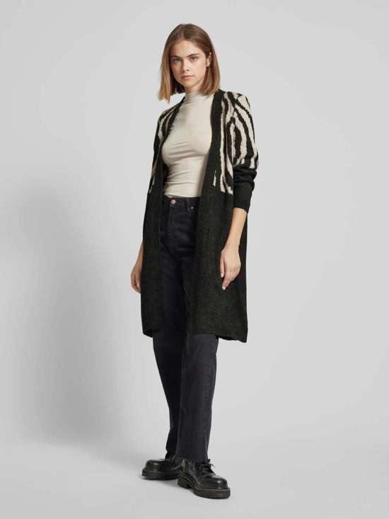 Кардиган комфортного кроя со сплошным узором JADE