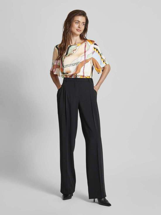 Блузка-рубашка из вискозы с круглым вырезом EVIE