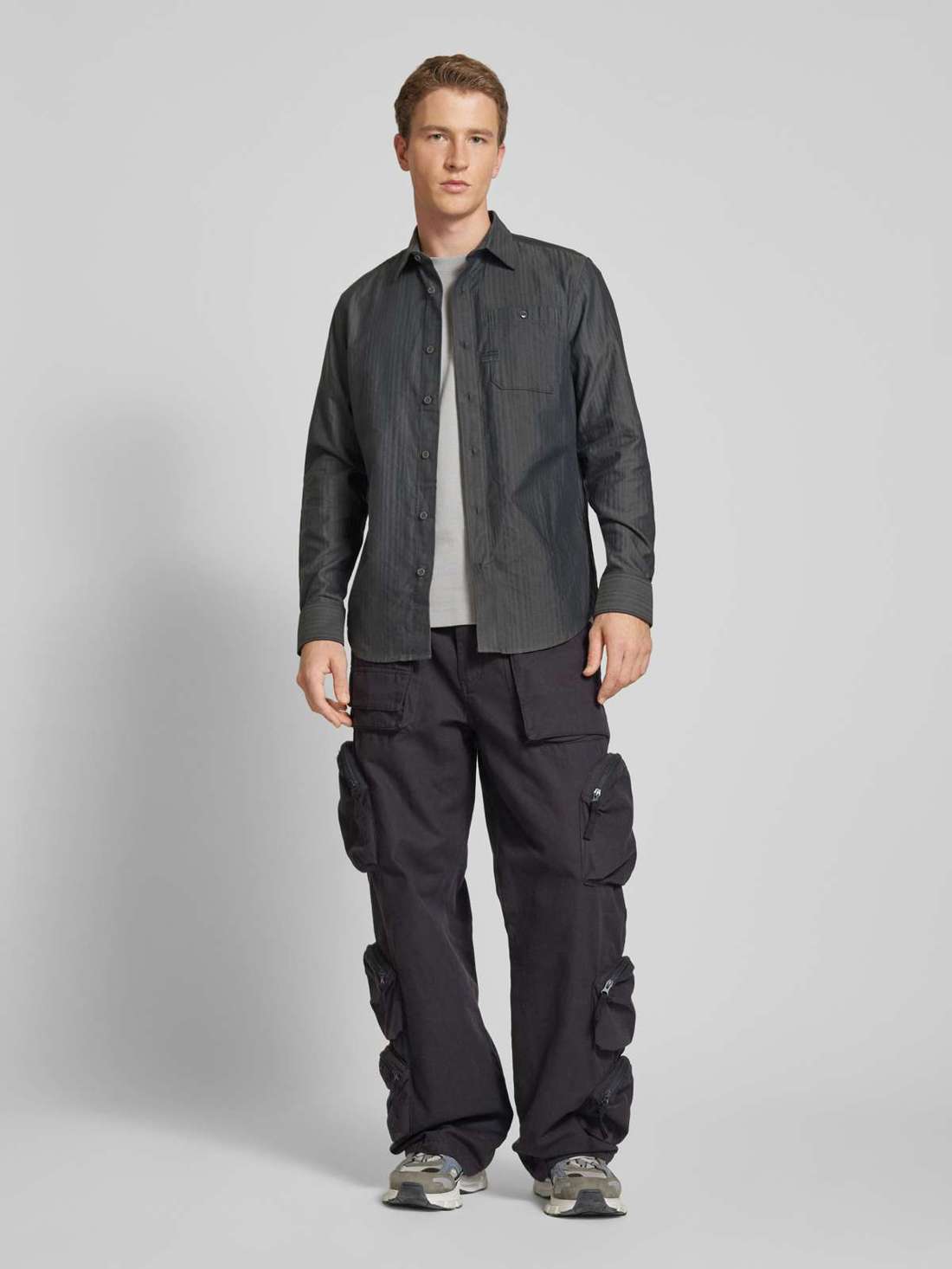 Повседневная рубашка повседневного кроя из вискозы Bristum