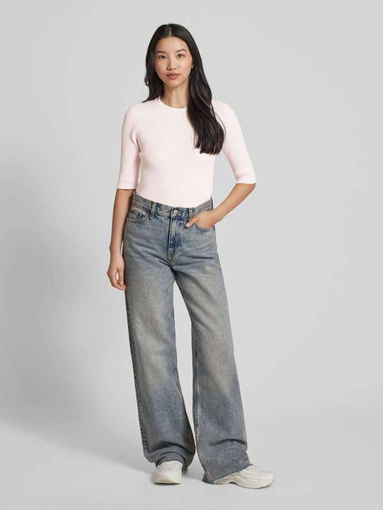 Футболка из смесовой вискозы однотонного дизайна MALA