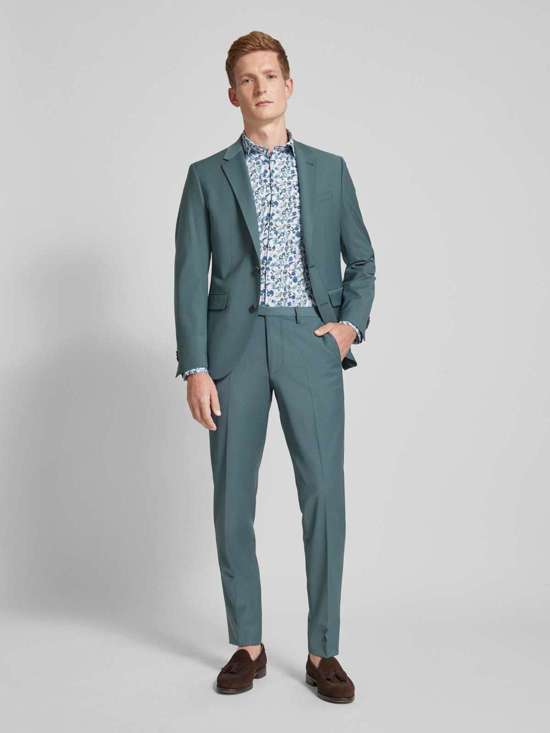 Костюмные брюки классического кроя с заглаженными складками MONOPOLI