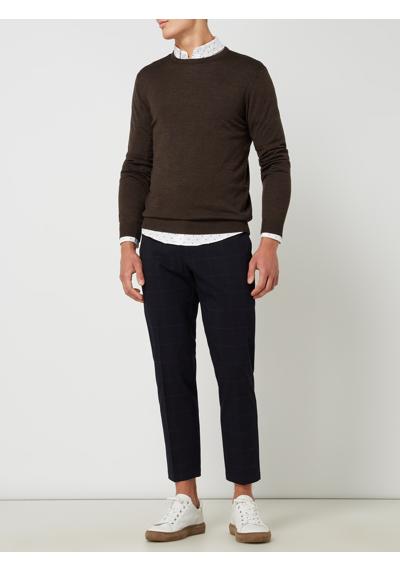 Вязаный свитер из шерсти Лана Margrate Merino