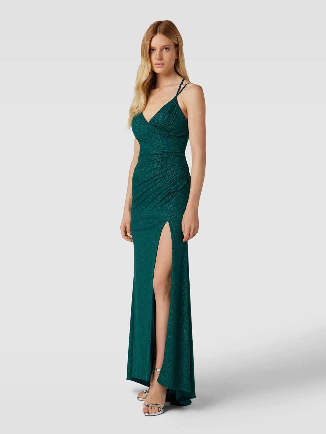 Вечернее платье с запахом