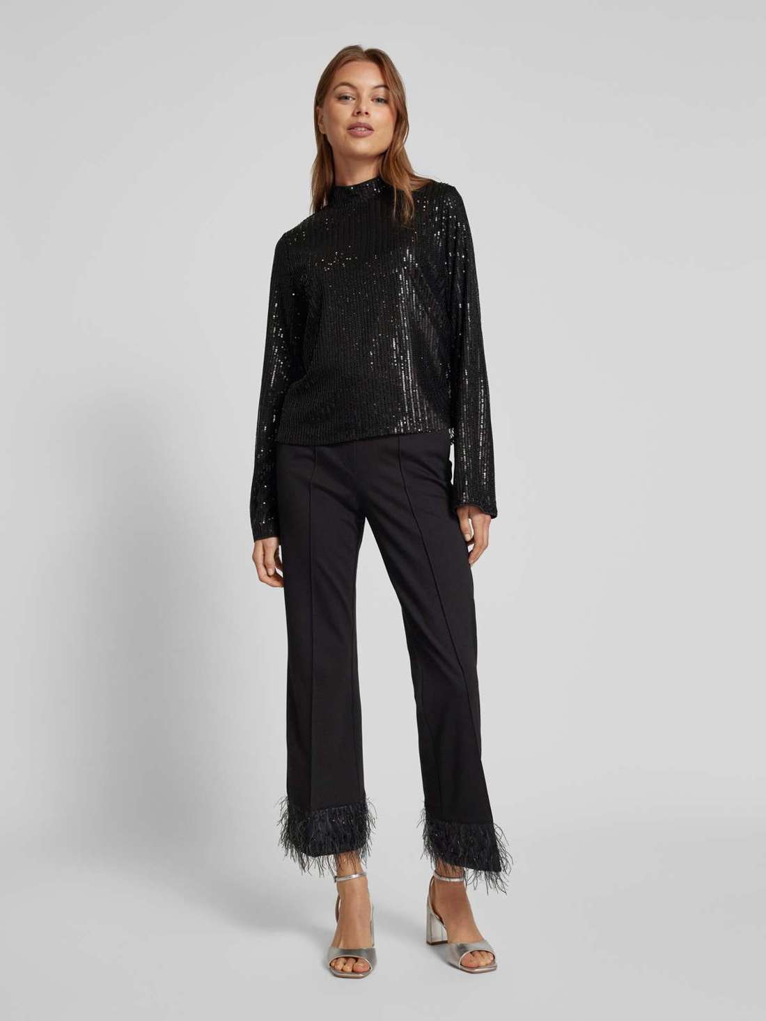 Лонгслив с воротником стойкой PALLI