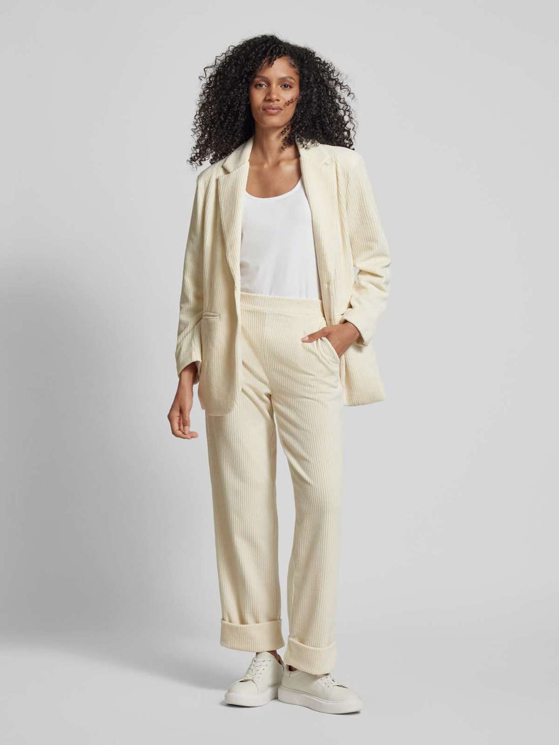 Тканевые брюки с эластичным поясом