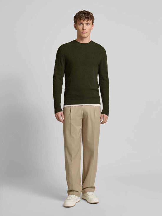 Вязаный свитер с деталью-лейблом lagoon