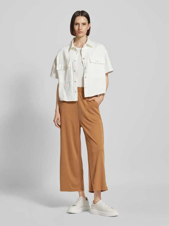 Широкие брюки укороченного кроя Anjelica