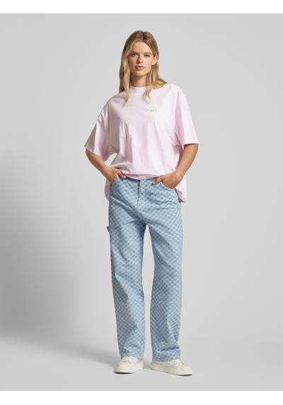 Футболка оверсайз с принтом этикетки LUCIA