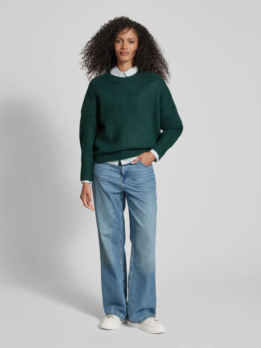 Вязаный свитер с круглым вырезом Gillian