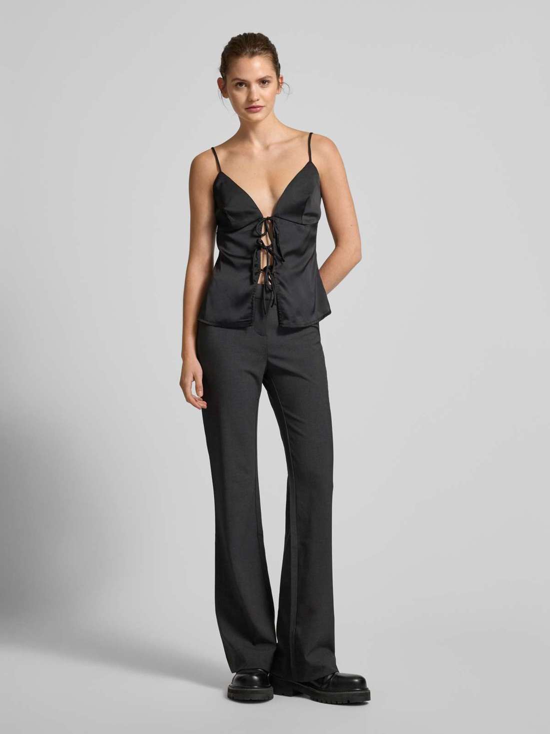 Расклешенные брюки с французскими боковыми карманами Kate