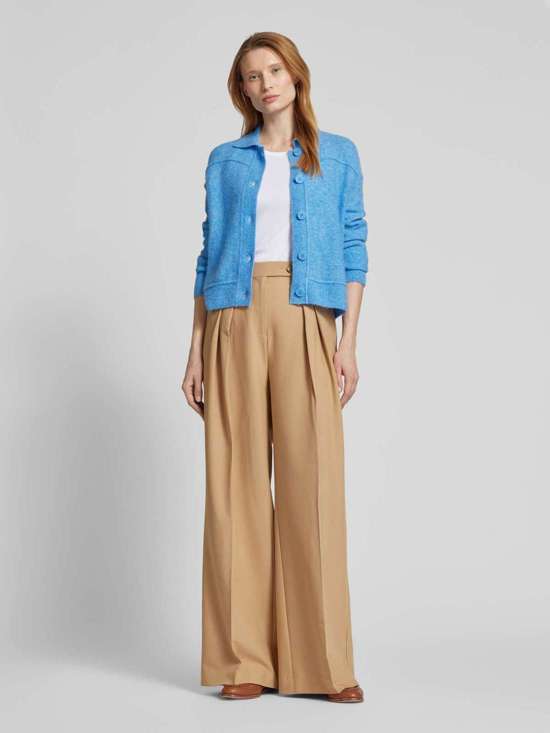 Кардиган с планкой на пуговицах и содержанием шерсти Lana Daneke