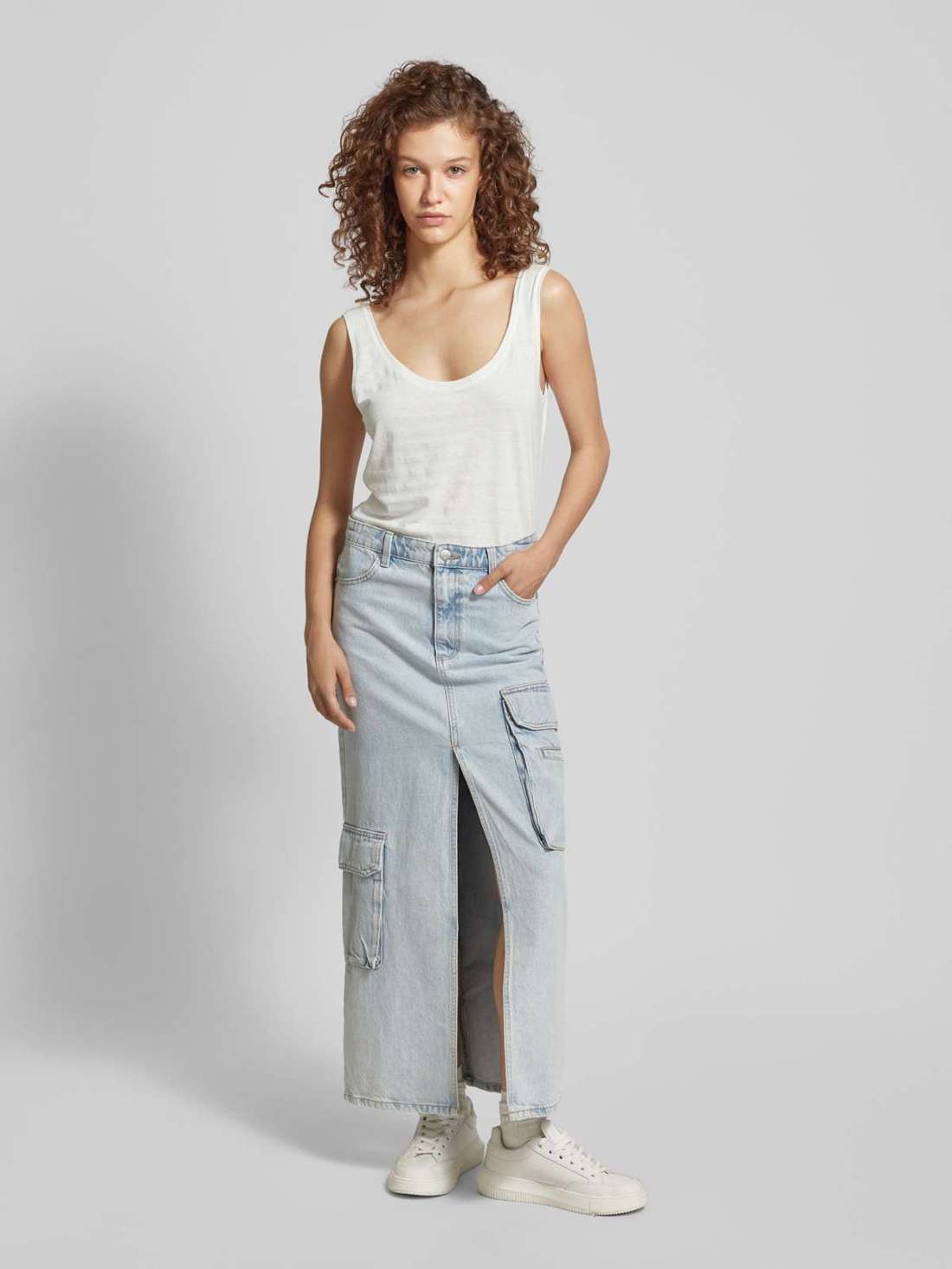 Майка с полосатым узором