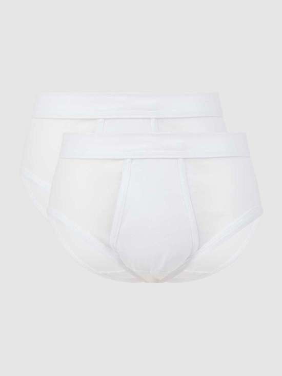 Трусы из тонкой рубчатой ткани, в упаковке 2 шт