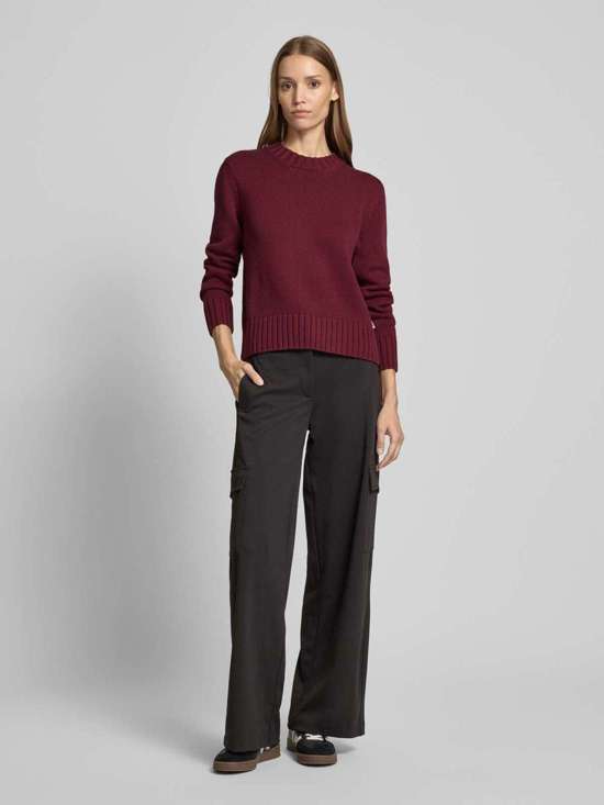 Вязаный свитер с ребристыми манжетами AMALIAAS