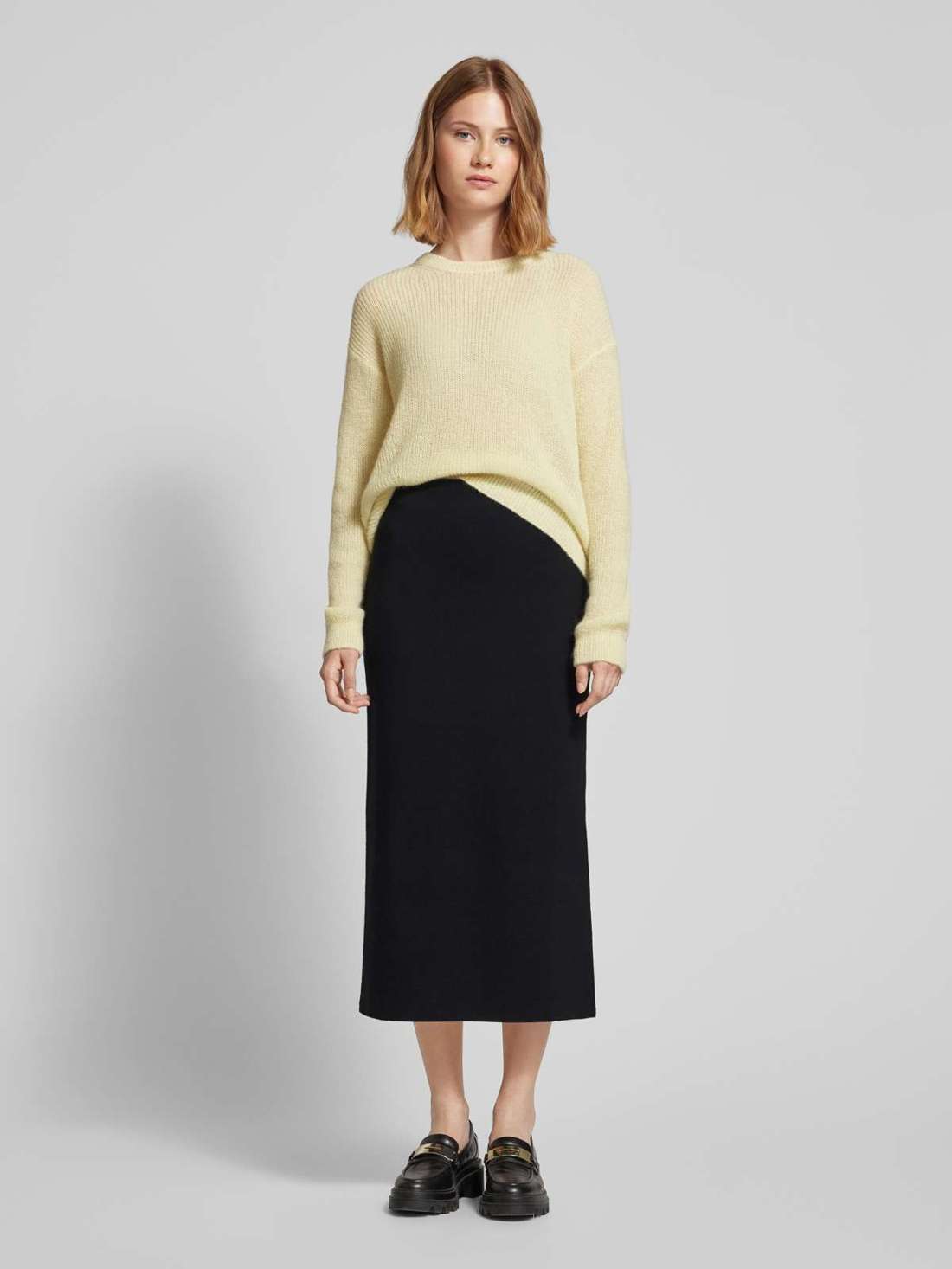 Юбка-миди с эластичным поясом MAALIN