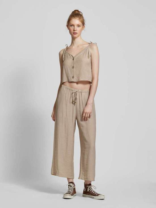 Кюлоты прямого кроя со структурированным узором FAVOR