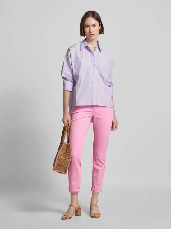 Джинсы обычного кроя укороченного кроя