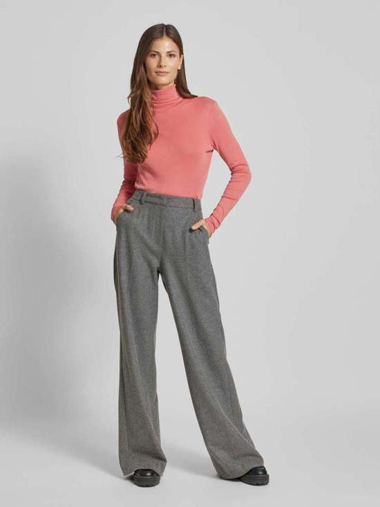 Рубашка приталенного кроя с длинными рукавами из чистого хлопка и водолазкой