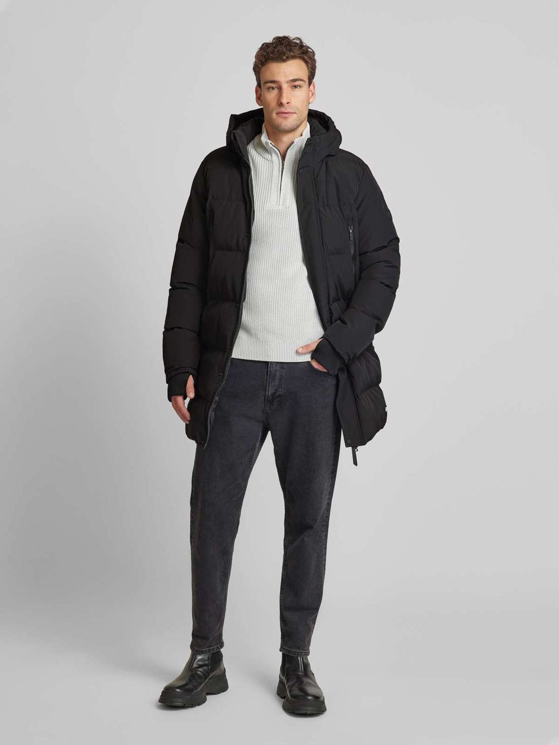 Стеганая куртка с карманами на молнии KYLLER