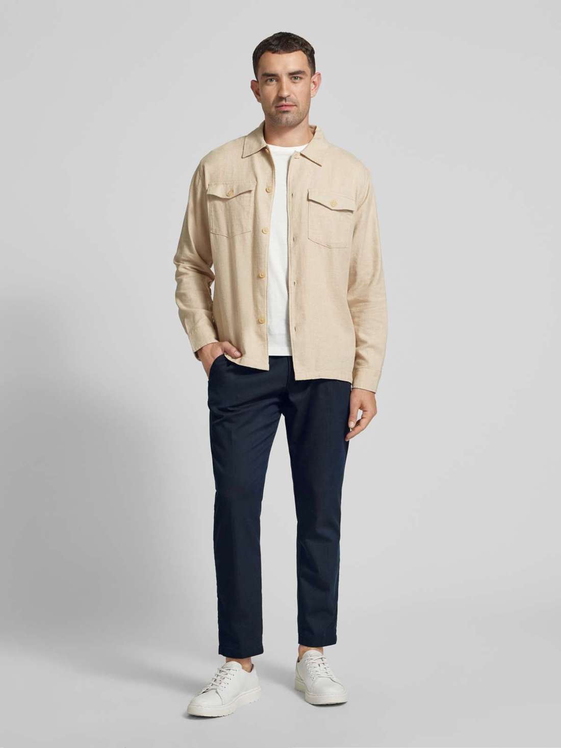 Свободные брюки чиносы с задними карманами Lead