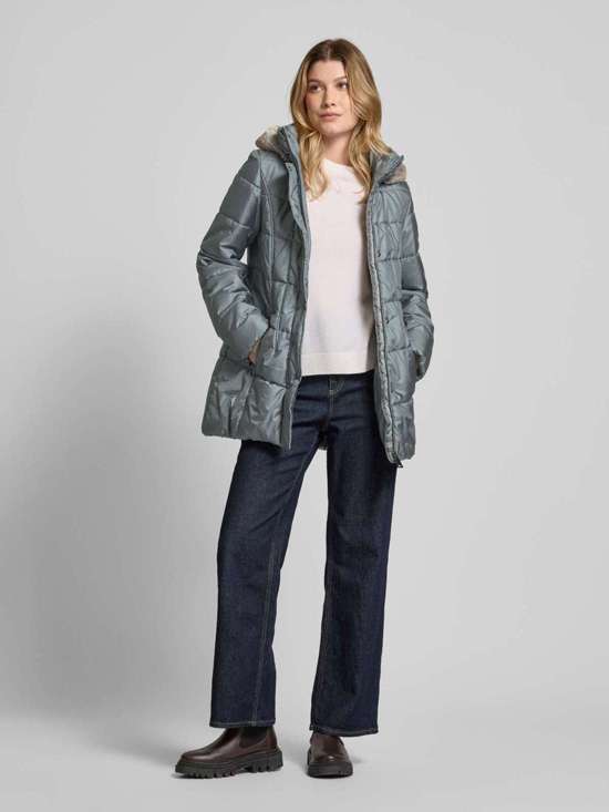Стеганая куртка на двусторонней молнии