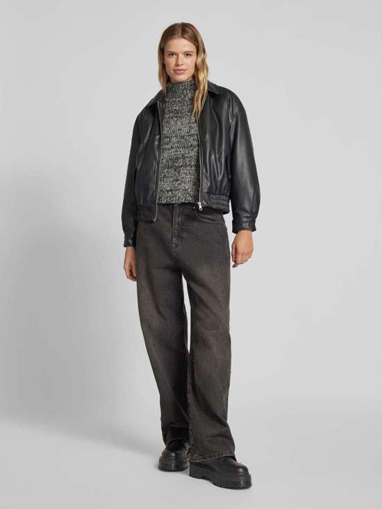 Вязаный свитер с высоким воротником NANNA