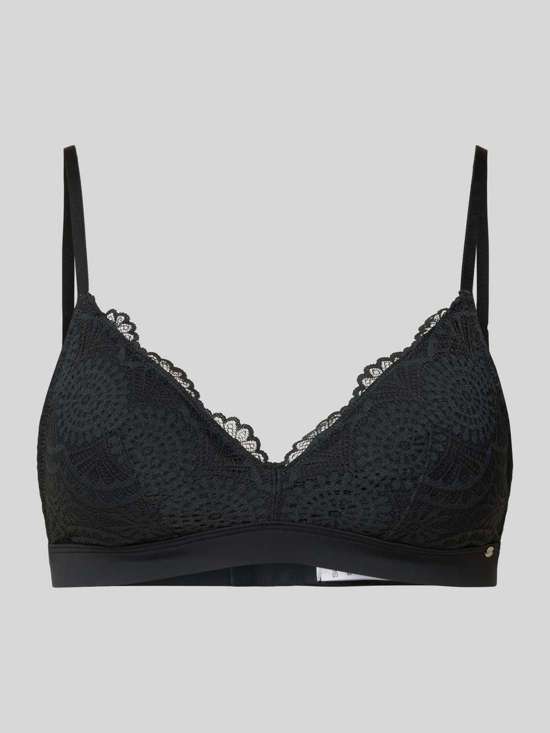Бюстгальтер с кружевной отделкой