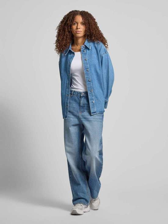 Джинсовая блузка свободного кроя из чистого хлопка SOPHIE