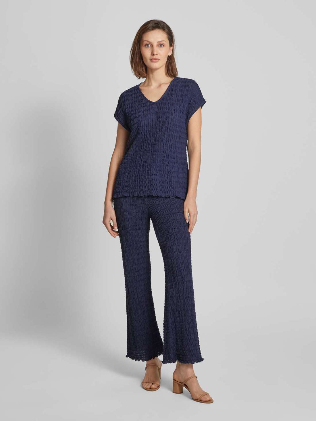 Брюки со структурированным узором