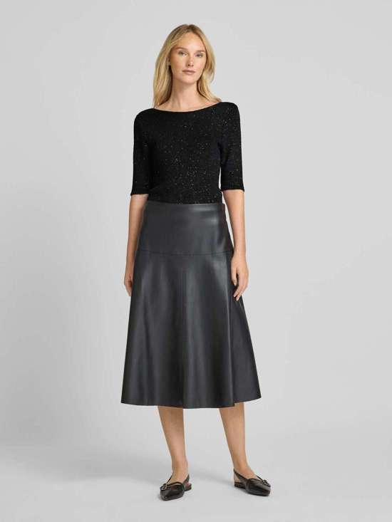 Трикотажная рубашка с отделкой пайетками JOSIE