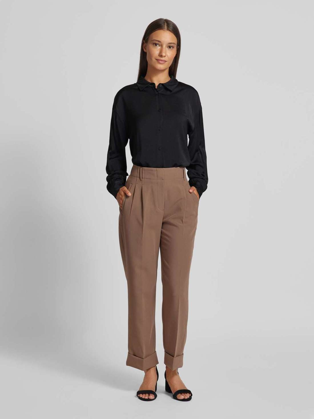 Блузка-рубашка с планкой на пуговицах Sandelina