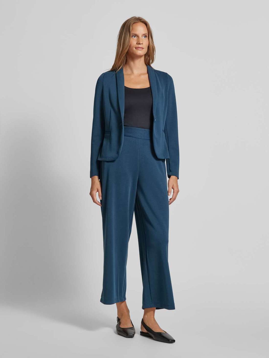 Тканевые брюки укороченного кроя