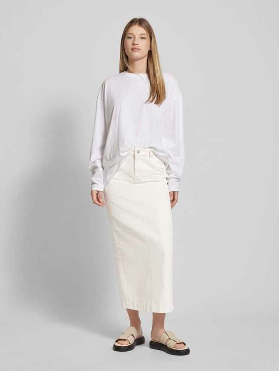 Джинсовая юбка с декоративными швами - Alessa & Anna Winter X P&C*