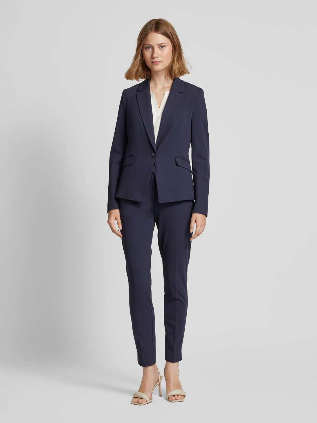 Пиджак приталенного кроя из смесовой вискозы