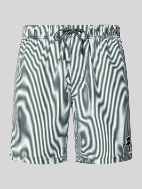 Плавки с полосатым рисунком