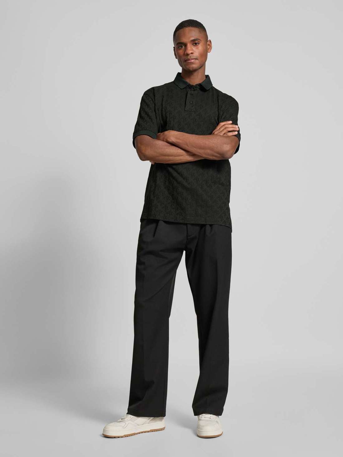 Рубашка-поло с лейблом