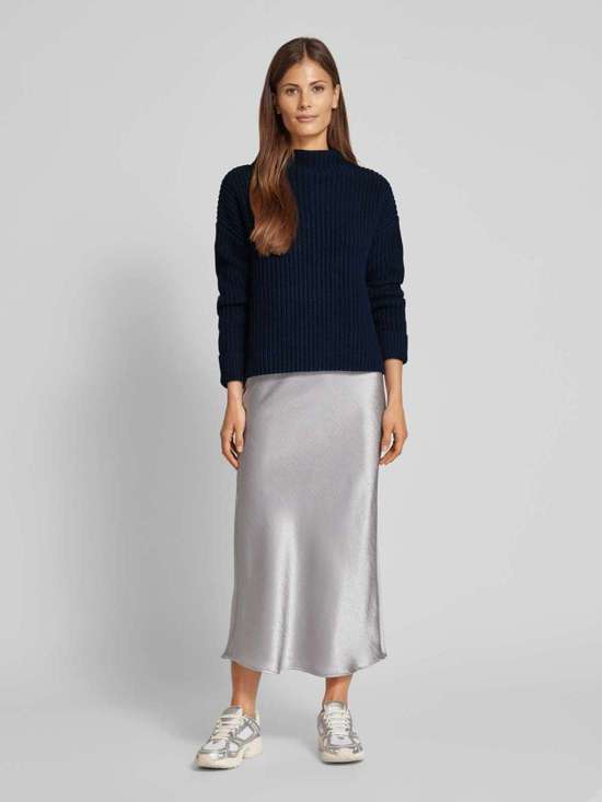 Вязаный свитер с воротником стойкой SELMA