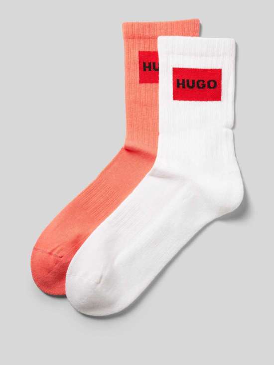 Носки с принтом этикетки, в упаковке 2 шт