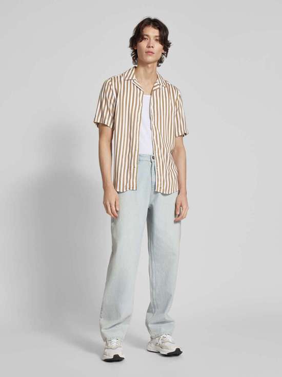 Повседневная рубашка из вискозы с воротником с лацканами WAYNE