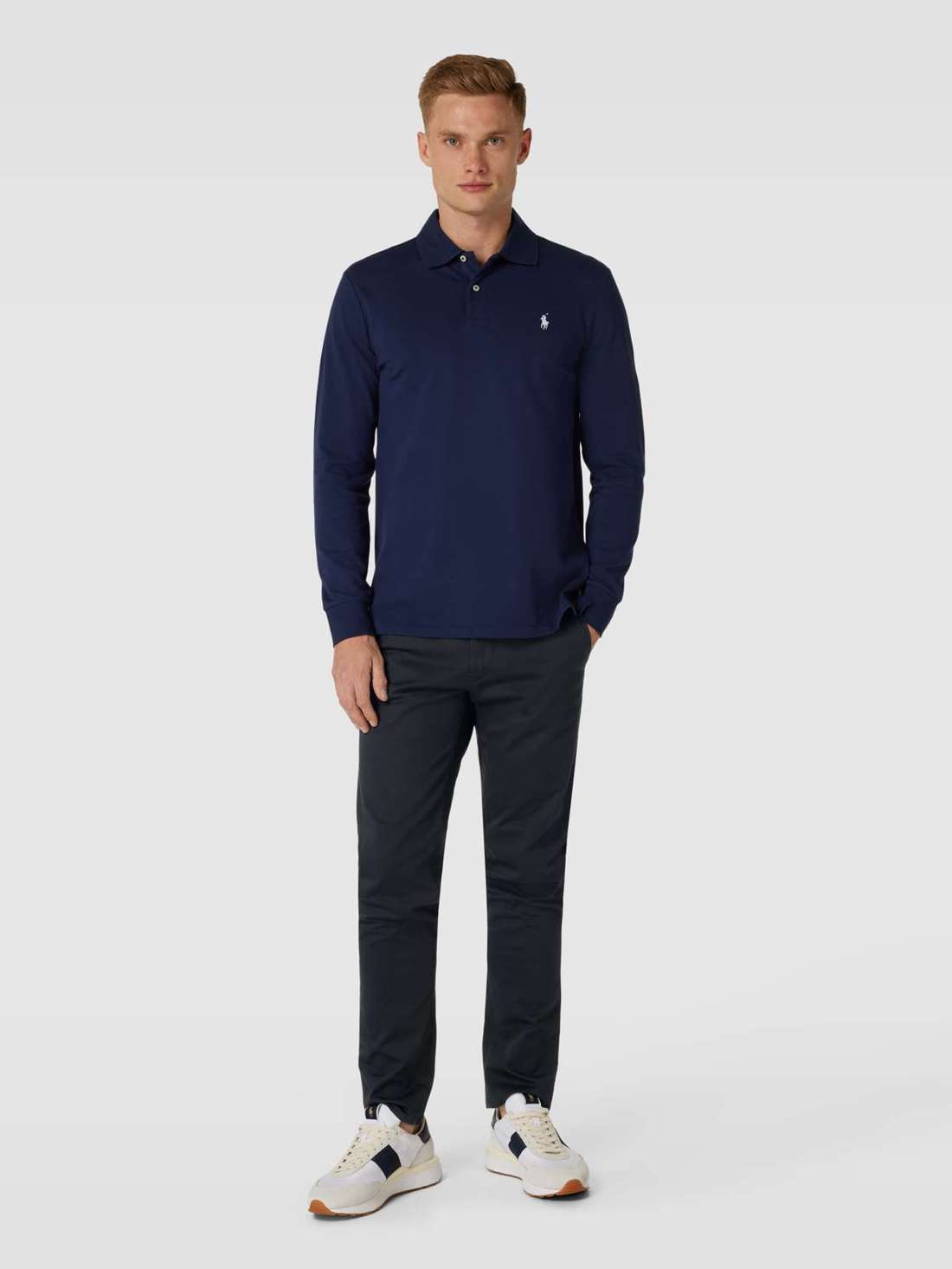 Узкие брюки чиносы с боковыми карманами TWILL