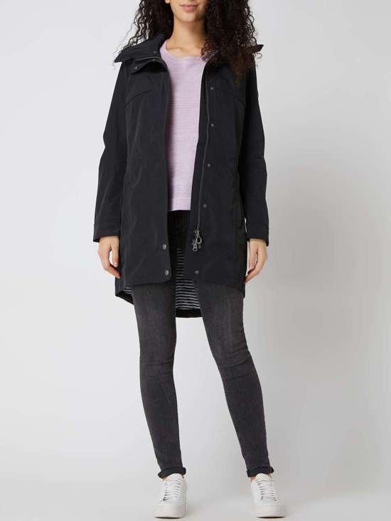 Парка стандартного кроя со съемным капюшоном VICTORIA