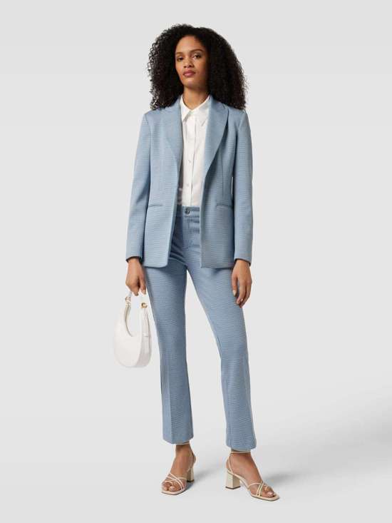 Тканевые брюки обычного кроя со структурированным рисунком