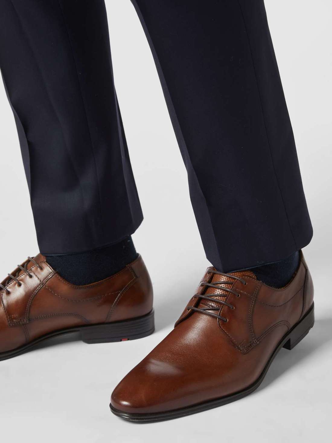 Дерби из гладкой кожи