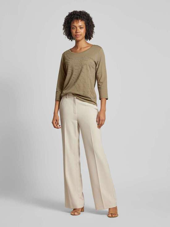 Длинный рукав с рукавами 3/4