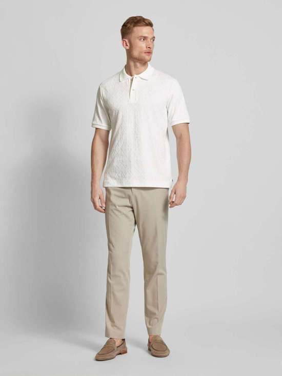 Воротник-поло со структурированным узором CLIFF