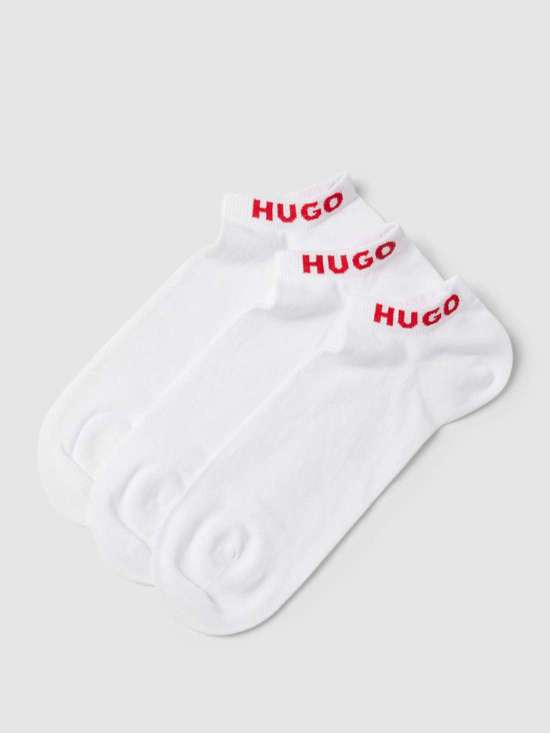 Носки-кроссовки с принтом этикетки, в упаковке 3 шт