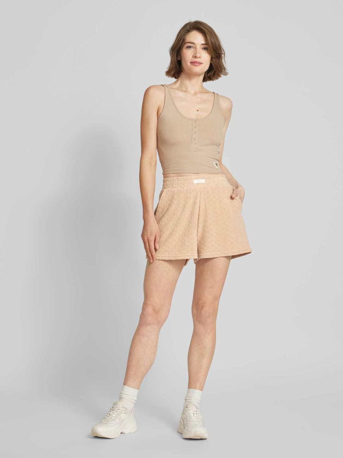 Шорты стандартного кроя со структурированным рисунком LOLA