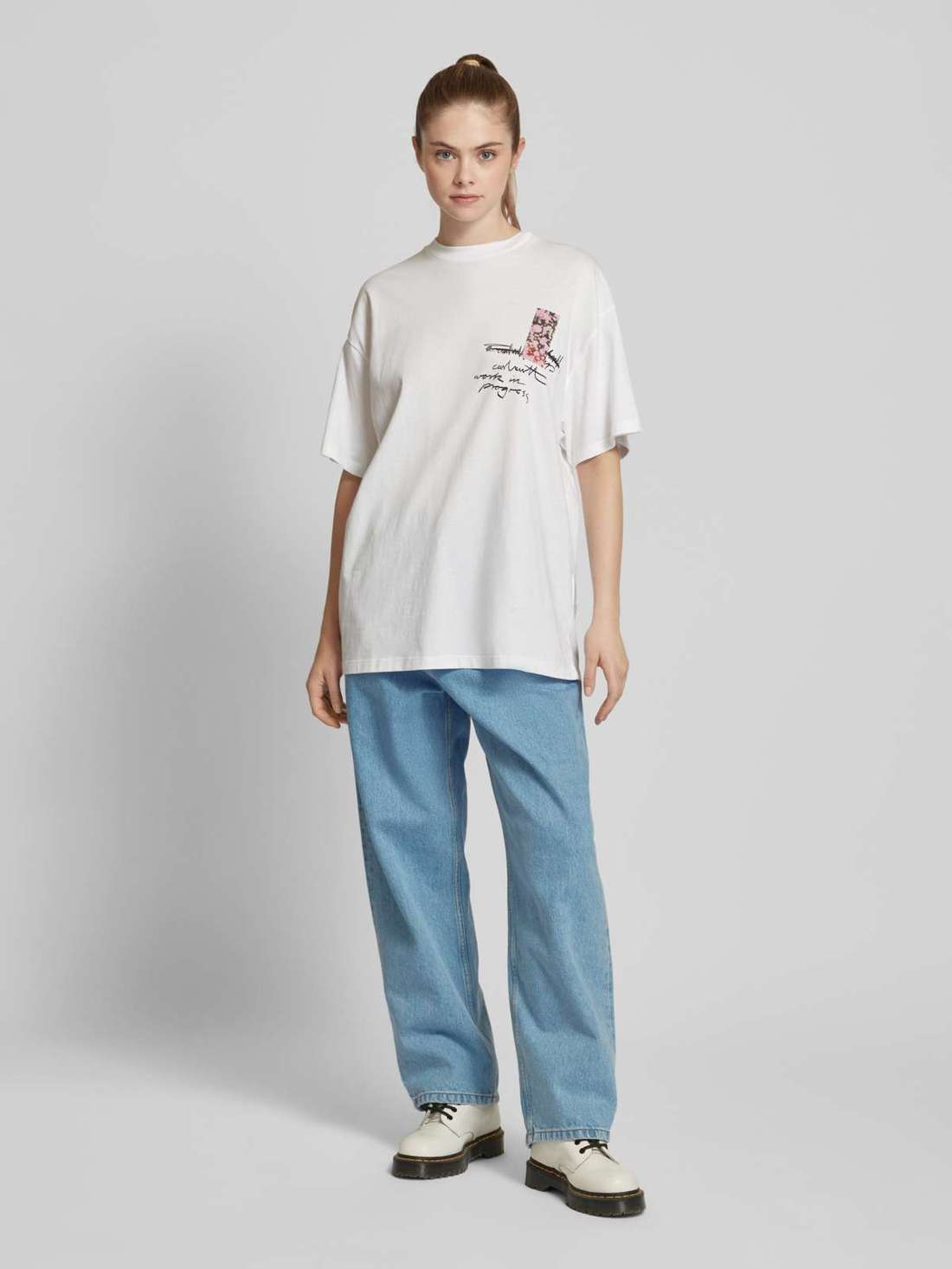 Джинсы свободного кроя с пятью карманами BRANDON