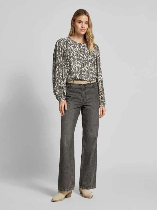 Блузка-рубашка с планкой на пуговицах